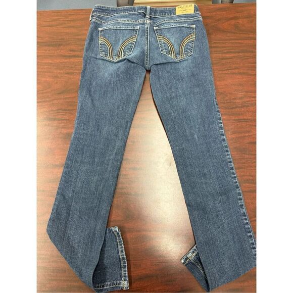 Hollister Dark Wash Denim Jeans Size 3 Short - Picture 3 of 7
